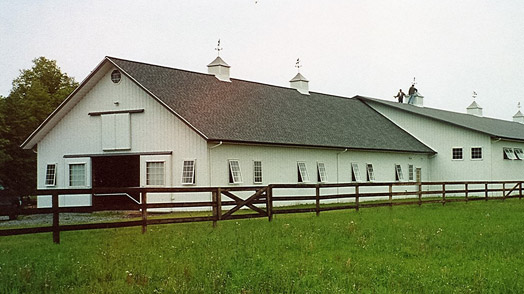 post frame horse barn